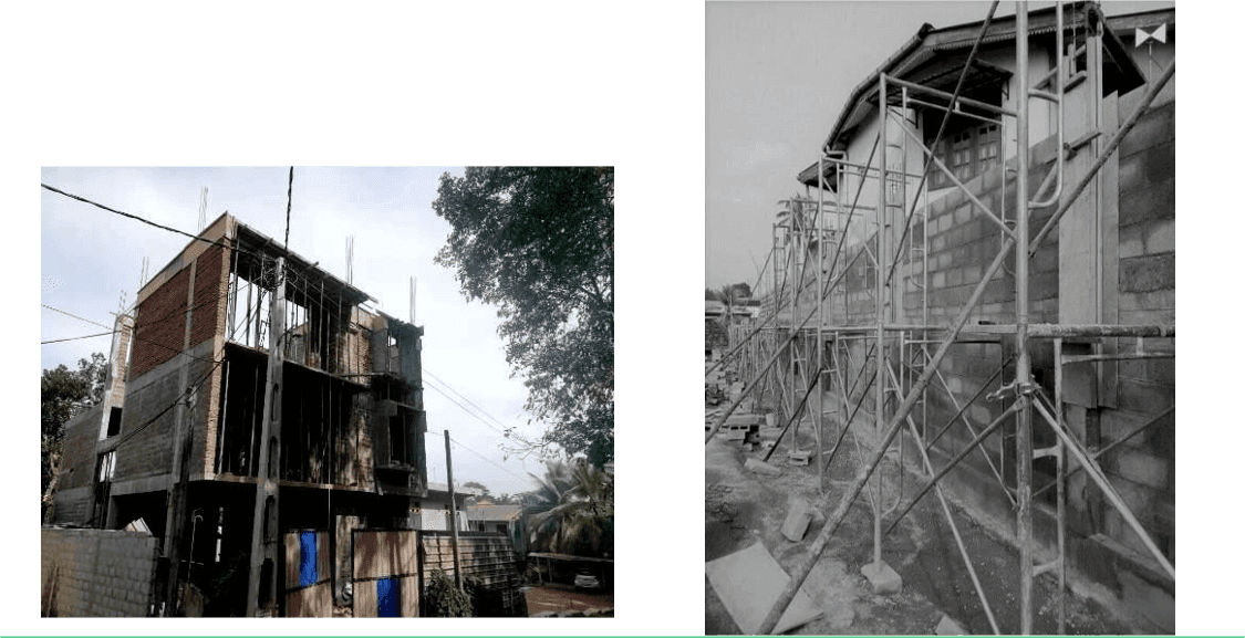 Four-story accommodation building project