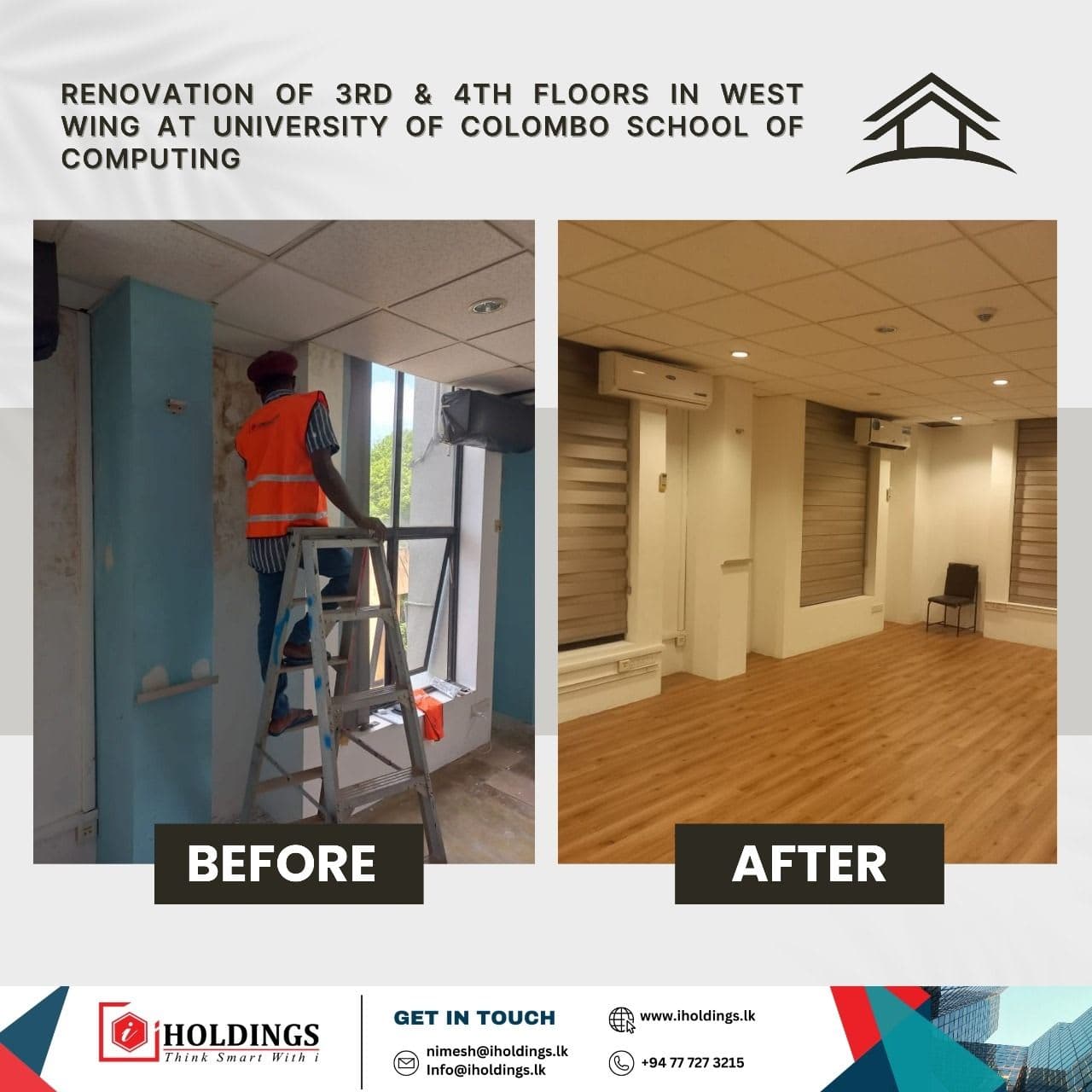 Renovation of 3rd & 4th Floors – West Wing
